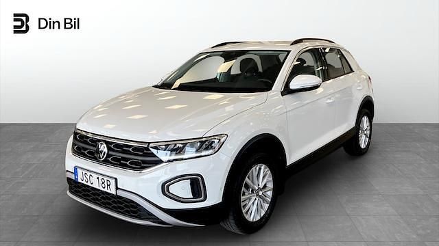 Vit Begagnad 2022 VW T-Roc Life SUV | 254 800 kr (Marknadspris) - Bild 1/4