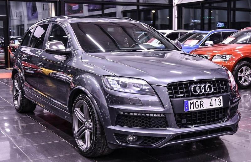 Begagnad Audi Q7 S-Line 245 HK (180 kW) 2011 Grå SUV