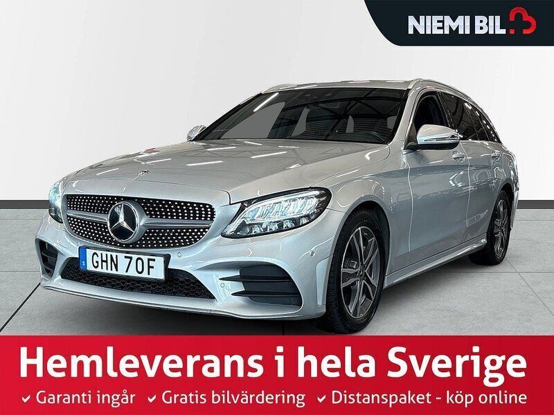 Silver Begagnad 2020 Mercedes C200 AMG line Kombi | 309 900 kr (Superpris) - Bild 1/3