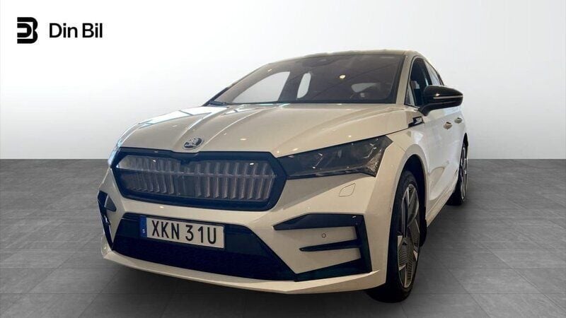 Vit Begagnad 2024 Skoda Enyaq iV RS SUV | 569 900 kr - Bild 1/4