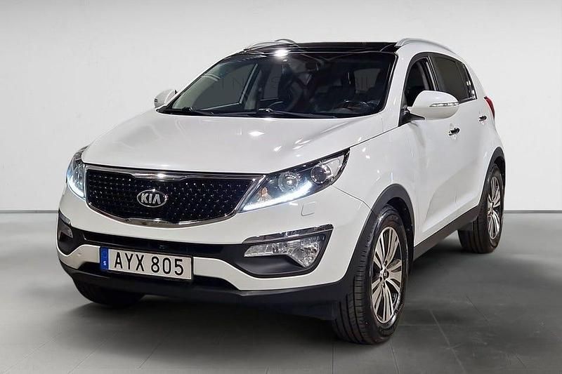 Vit Begagnad 2014 Kia Sportage SUV | 109 900 kr (Marknadspris) - Bild 1/3