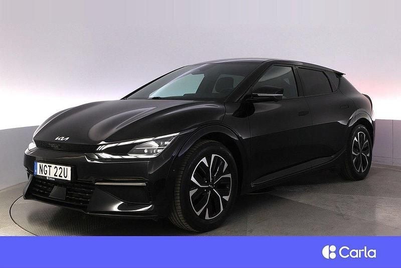 Svart Begagnad 2022 Kia EV6 3 SUV | 429 900 kr (Bra pris) - Bild 1/4