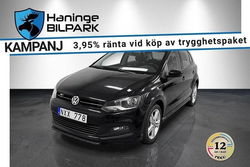 Svart Begagnad 2013 VW Polo R-line Halvkombi | 119 900 kr (Marknadspris) - Bild 1/2