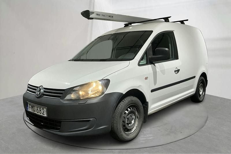 Vit Begagnad 2015 VW Caddy Minibuss | 69 000 kr (Superpris) - Bild 1/4