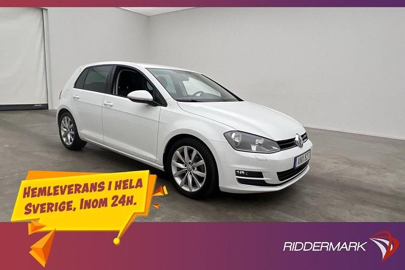 Vit Begagnad 2013 VW Golf VII GT Halvkombi | 114 800 kr (Lite dyr) - Bild 1/3
