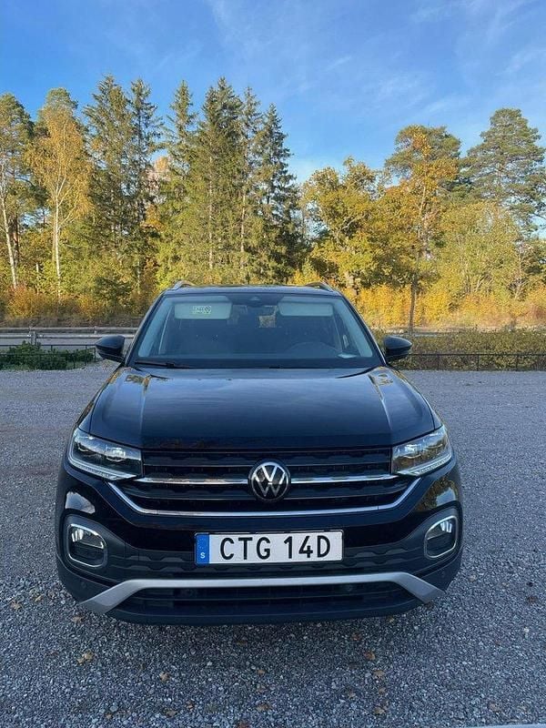 Svart Begagnad 2021 VW T-Cross GT SUV | 199 999 kr (Bra pris) - Bild 1/4