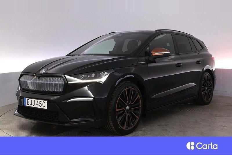Svart Begagnad 2022 Skoda Enyaq iV SUV | 389 900 kr (Dyr) - Bild 1/4