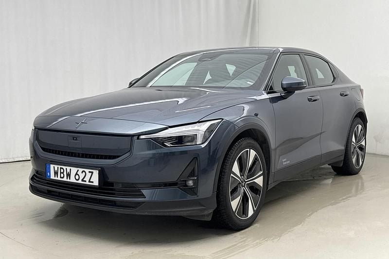 Begagnad Polestar 2 Long Range Single Motor 217 kW (296 HK) 2025 Mörkblå Halvkombi
