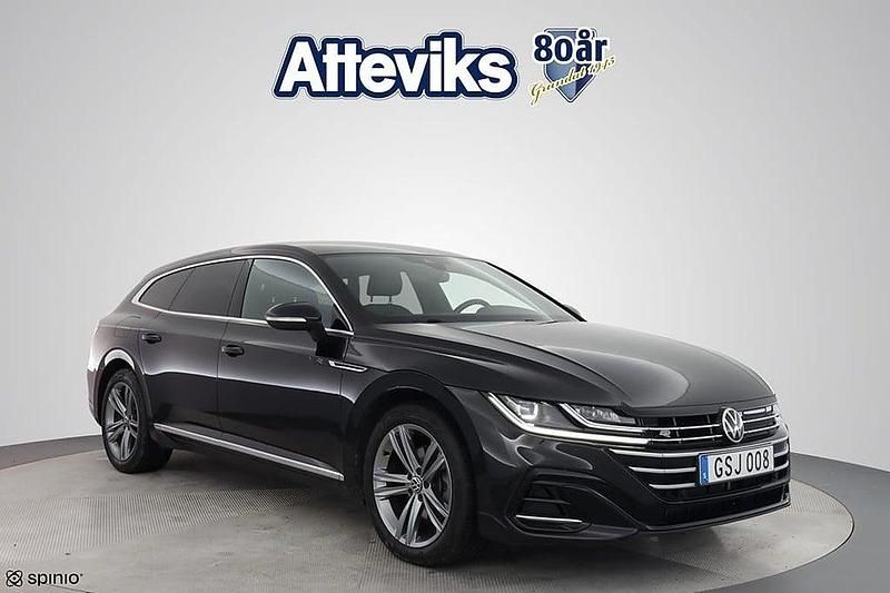 Svart Begagnad 2022 VW Arteon R-line Kombi | 364 900 kr (Lite dyr) - Bild 1/3