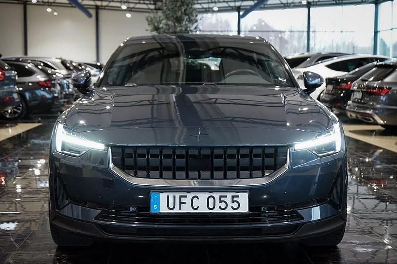 Begagnad Polestar 2 Long Range Dual motor 300 kW (408 HK) 2022 Mörkblå Halvkombi