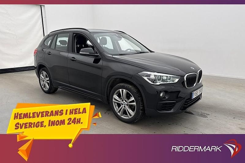 Begagnad BMW X1 Sport Line 150 HK (110 kW) 2018 Svart SUV