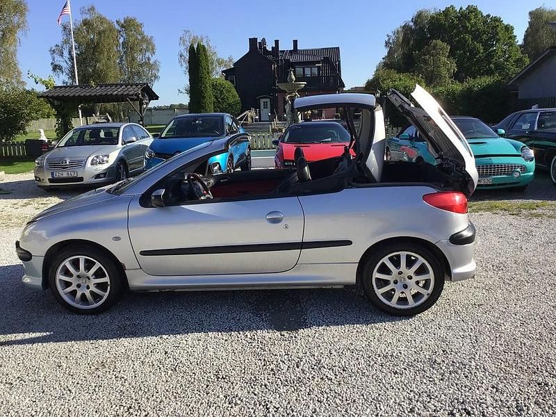 Begagnad Peugeot 206 CC 136 HK (100 kW) 2001 Ljusgrå Cab