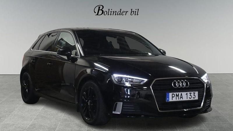 Begagnad Audi A3 Proline 150 HK (110 kW) 2018 Svart Sedan