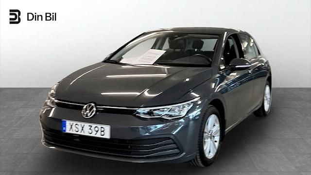 Grå (dolphin gray metallic) Begagnad 2020 VW Golf VII Life Kombi | 199 900 kr (Marknadspris) - Bild 1/4