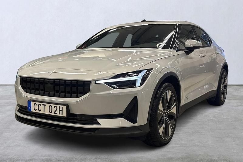 Silver Begagnad 2022 Polestar 2 Long Range Single Motor Halvkombi | 345 000 kr (Bra pris) - Bild 1/4