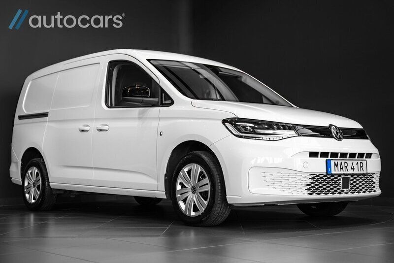 Vit Begagnad 2021 VW Caddy Maxi Minibuss | 328 750 kr (Dyr) - Bild 1/4