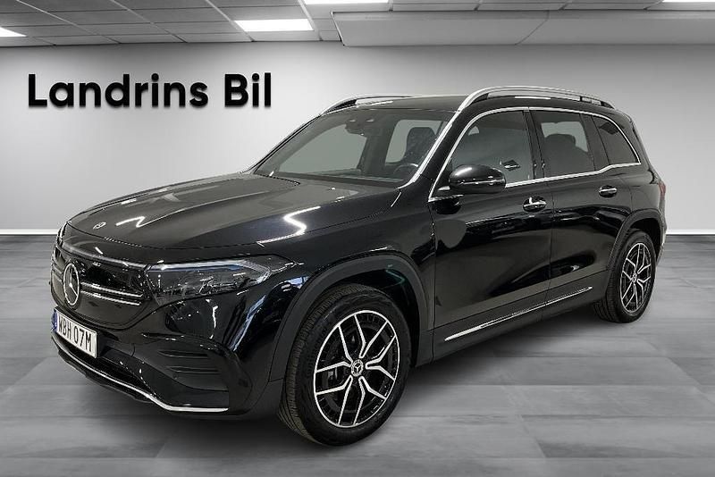 Svart Begagnad 2023 Mercedes EQB300 AMG line SUV | 479 900 kr (Dyr) - Bild 1/4
