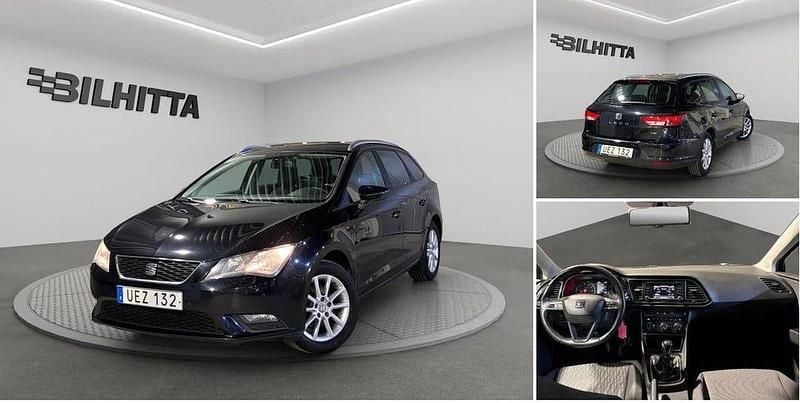 Svart Begagnad 2014 Seat Leon ST Style Kombi | 59 000 kr (Bra pris) - Bild 1/4