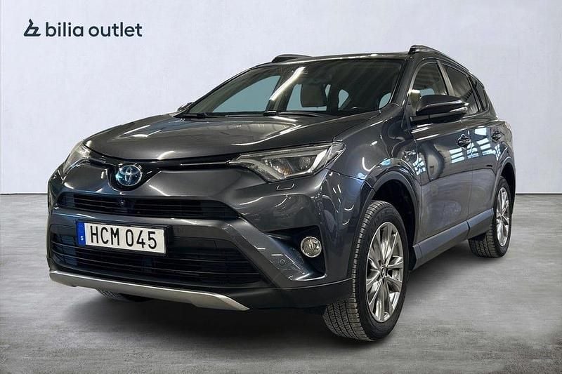 Grå Begagnad 2016 Toyota RAV4 Hybrid Executive SUV | 209 900 kr (Marknadspris) - Bild 1/4