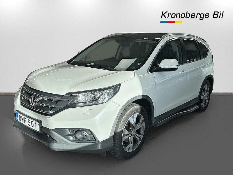 Vit Begagnad 2014 Honda CR-V Executive SUV | 159 900 kr (Lite dyr) - Bild 1/4
