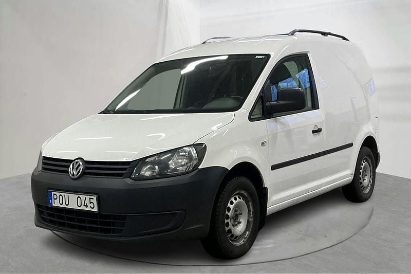 Vit Begagnad 2014 VW Caddy Minibuss | 46 000 kr (Bra pris) - Bild 1/4