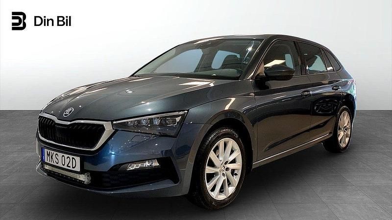 Grå (quartz grey metallic) Begagnad 2020 Skoda Scala Style Halvkombi | 149 000 kr (Bra pris) - Bild 1/4