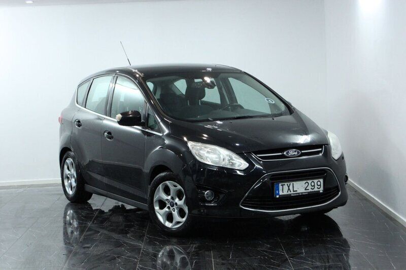 Svart Begagnad 2013 Ford C-MAX Titanium Minibuss | 59 901 kr (Marknadspris) - Bild 1/4