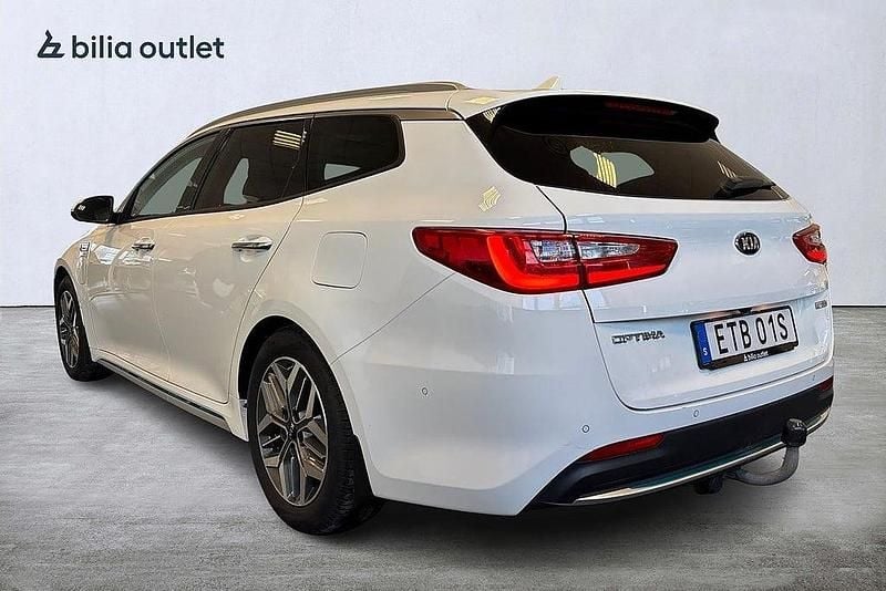 Begagnad Kia Optima Hybrid Sport 205 HK (150 kW) 2020 Vit Sedan