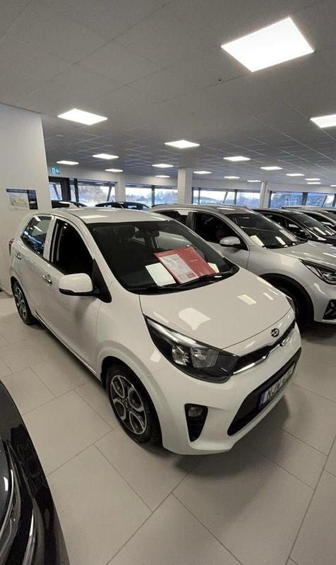 Vit Begagnad 2021 Kia Picanto Advance Halvkombi | 139 000 kr (Marknadspris) - Bild 1/4