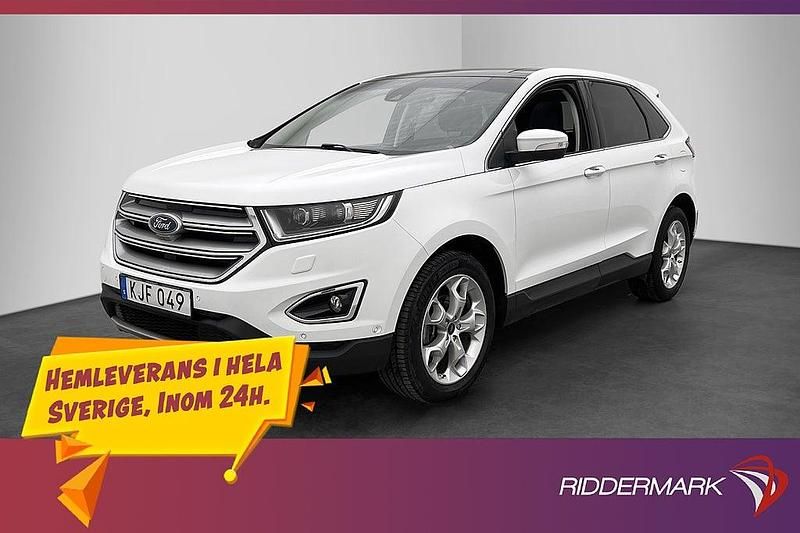 Vit Begagnad 2016 Ford Edge SUV | 199 800 kr - Bild 1/3