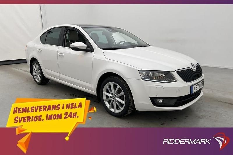 Begagnad Skoda Octavia 110 HK (80 kW) 2015 Vit Halvkombi