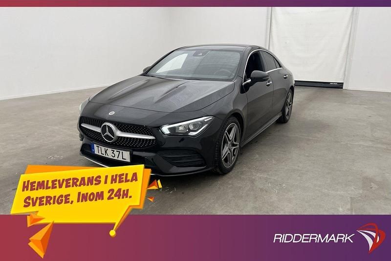 Svart Begagnad 2019 Mercedes CLA220 AMG Sedan | 289 800 kr (Marknadspris) - Bild 1/3