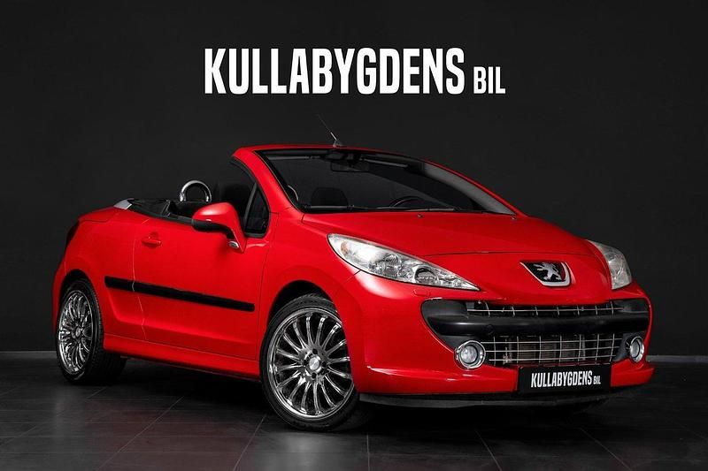 Röd Begagnad 2007 Peugeot 207 CC Cab | 59 000 kr (Lite dyr) - Bild 1/4