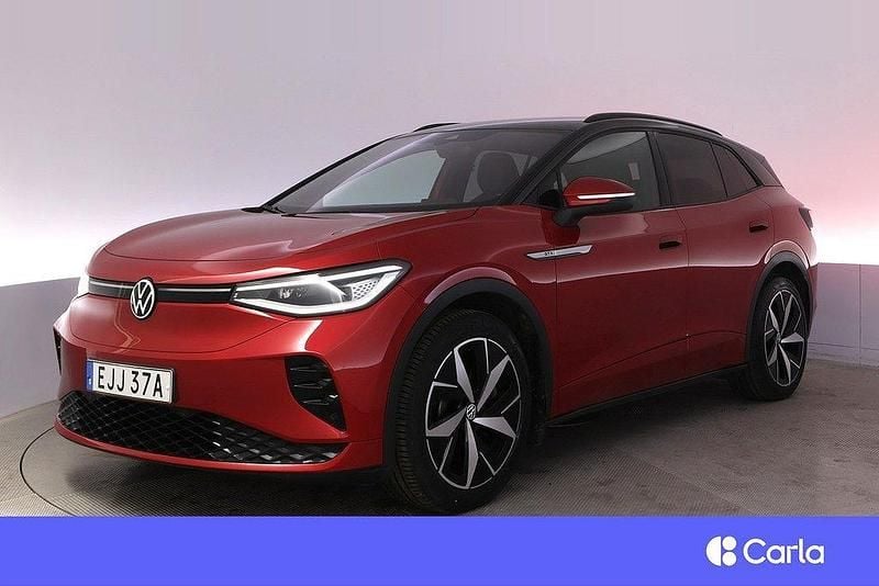 Röd Begagnad 2021 VW ID.4 GTX SUV | 335 900 kr (Marknadspris) - Bild 1/4