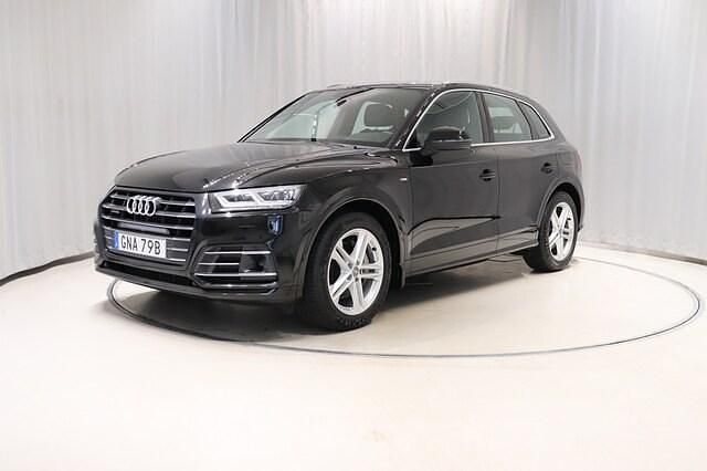 Svart Begagnad 2019 Audi Q5 S-Line SUV | 328 800 kr (Bra pris) - Bild 1/4