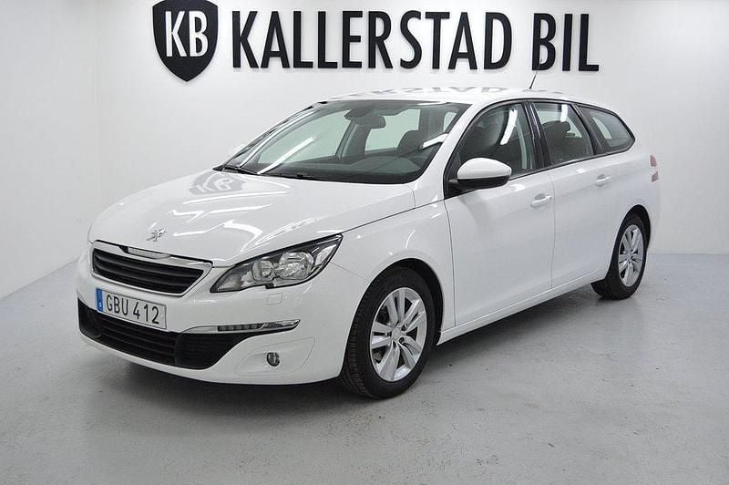 Vit Begagnad 2015 Peugeot 308 Active Kombi | 74 900 kr (Marknadspris) - Bild 1/4