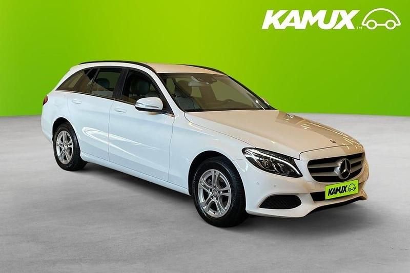 Vit Begagnad 2015 Mercedes C220 Kombi | 118 800 kr (Bra pris) - Bild 1/4