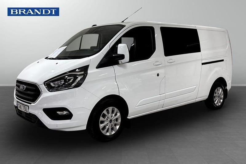 Vit Begagnad 2023 Ford Transit Custom Limited Van | 459 900 kr (Marknadspris) - Bild 1/4