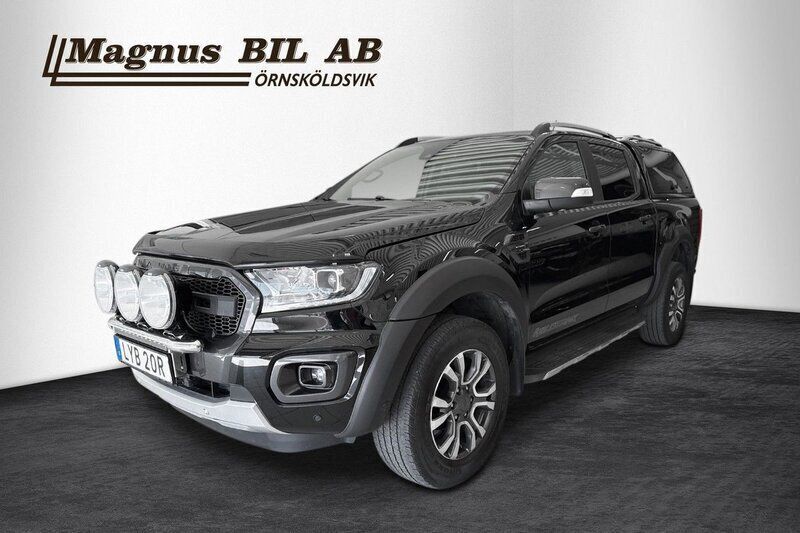 Svart Begagnad 2021 Ford Ranger Pickup | 289 900 kr (Bra pris) - Bild 1/4