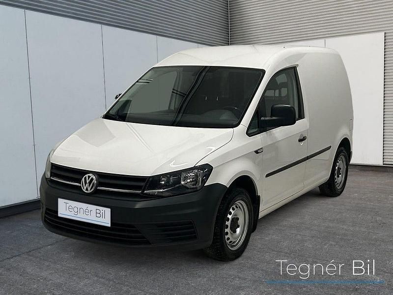 Vit Begagnad 2019 VW Caddy Minibuss | 139 800 kr (Marknadspris) - Bild 1/4