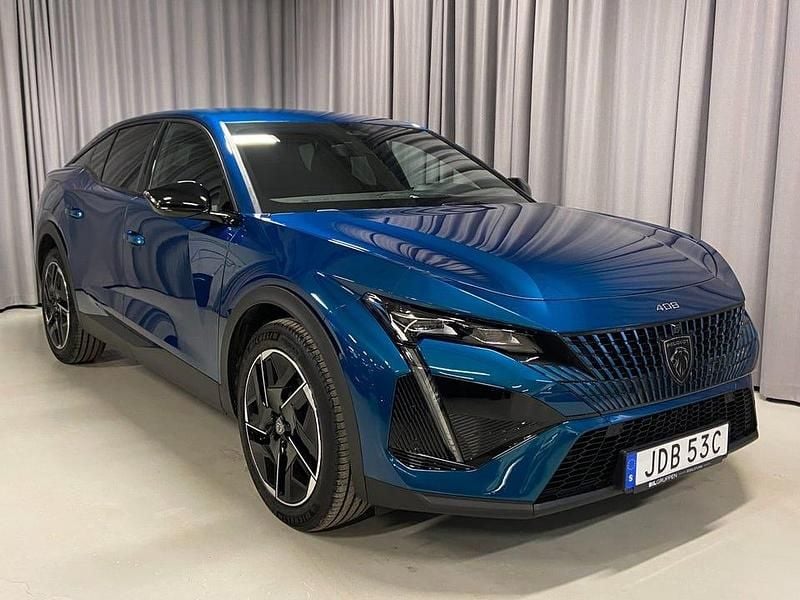 Blå Begagnad 2024 Peugeot 408 GT Halvkombi | 299 900 kr - Bild 1/3