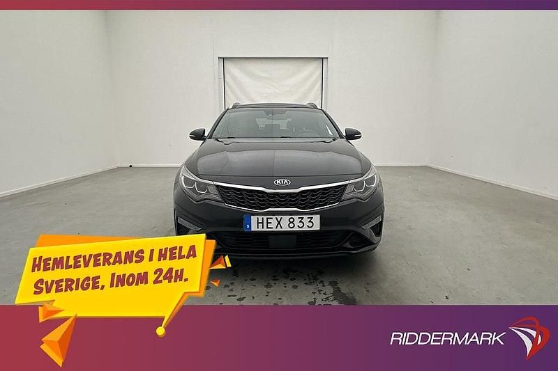 Svart Begagnad 2018 Kia Optima GT-Line Kombi | 199 800 kr (Marknadspris) - Bild 1/3