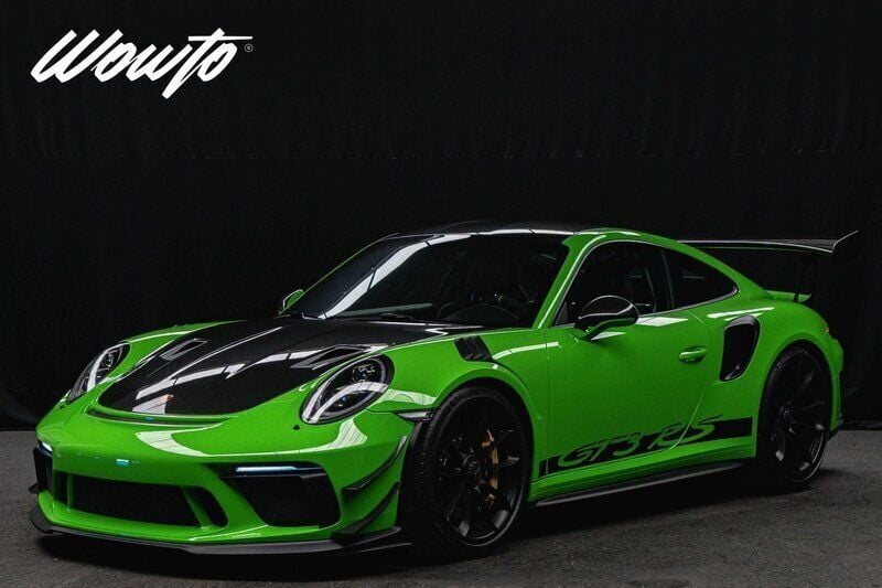 Grön (lizard green) Begagnad 2019 Porsche 911 GT3 RS Sportkupé | 2 649 800 kr - Bild 1/3