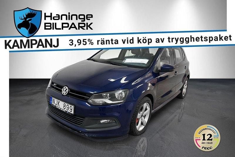 Blå Begagnad 2013 VW Polo R-line Halvkombi | 89 995 kr (Marknadspris) - Bild 1/2