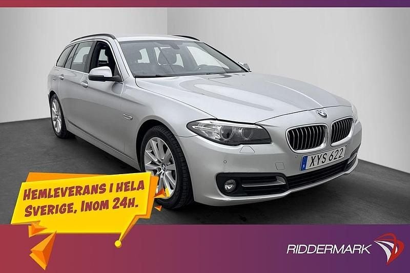 Silver Begagnad 2017 BMW 520 M Sport Kombi | 179 900 kr - Bild 1/3