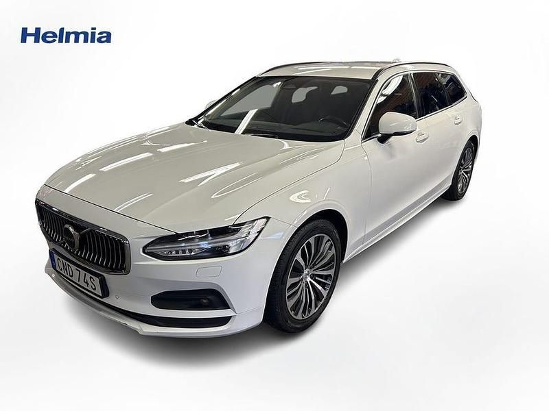 Vit Begagnad 2022 Volvo V90 Momentum Kombi | 299 000 kr (Marknadspris) - Bild 1/4