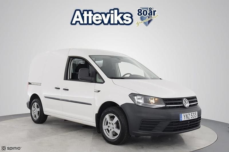 Vit Begagnad 2017 VW Caddy Minibuss | 94 900 kr (Superpris) - Bild 1/4