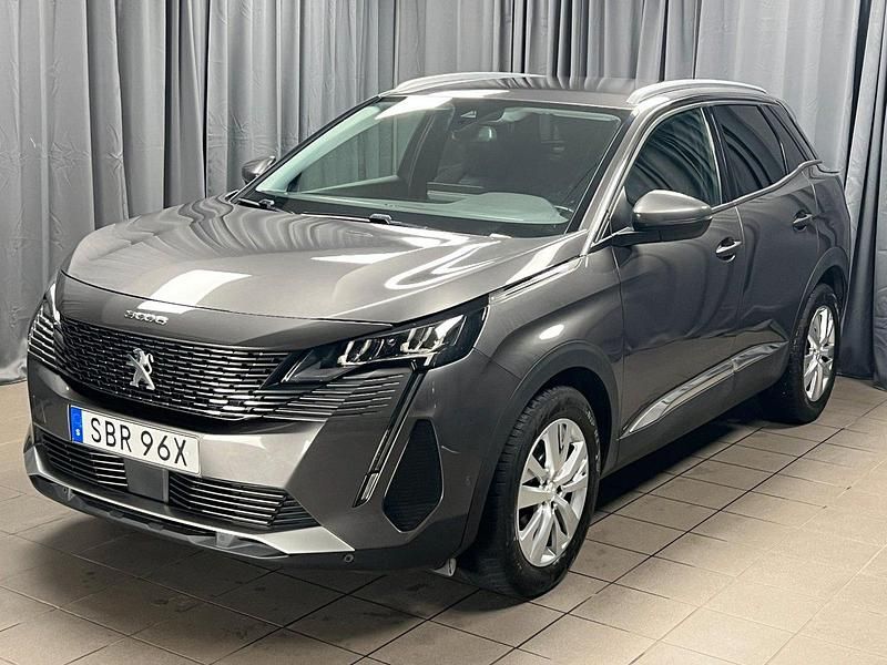 Grå Begagnad 2021 Peugeot 3008 Allure SUV | 219 800 kr (Marknadspris) - Bild 1/4