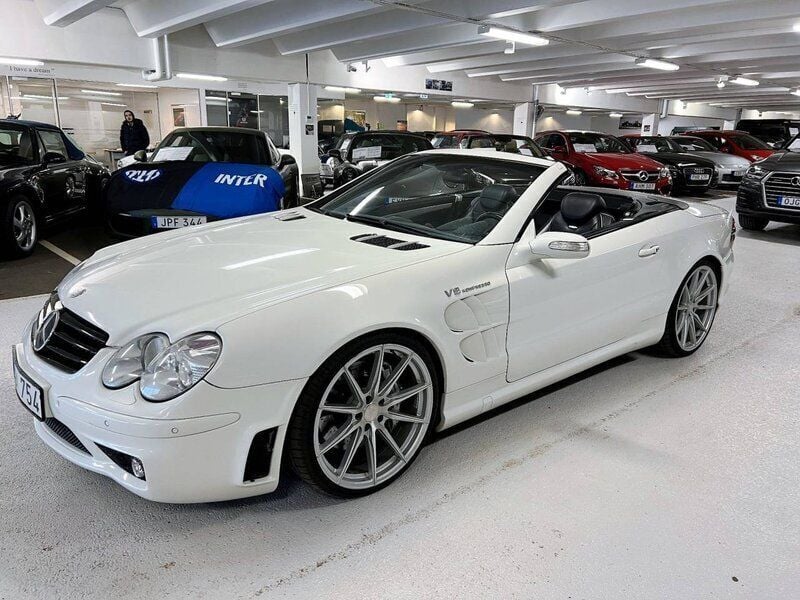 Vit (brilliant silver metallic) Begagnad 2003 Mercedes SL55 AMG AMG Cab | 299 000 kr - Bild 1/4