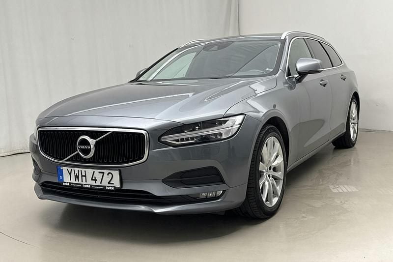 Grå Begagnad 2018 Volvo V90 Business Edition Kombi | 210 000 kr (Marknadspris) - Bild 1/4